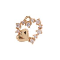 Basic Modern Style Classic Style Star Key Bell 14K Gold Plated Zircon Copper Wholesale Jewelry Accessories sku image 3