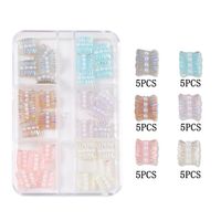 Fairy Style Princess Geometric Resin Nail Decoration Accessories A Pack Of 30 sku image 1