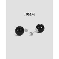 1 Pair Simple Style Classic Style Solid Color Plating Sterling Silver Gold Plated Ear Studs sku image 4