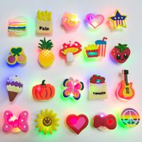 Fruit Heart Shape Shoe Accessories PVC All Seasons Shoe Buckle main image 6