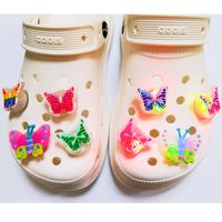 Butterfly Shoe Accessories PVC All Seasons Shoe Buckle main image 3