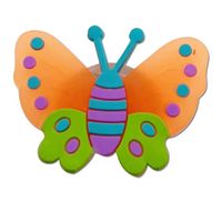 Butterfly Shoe Accessories PVC All Seasons Shoe Buckle sku image 4