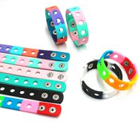 Estilo Simple Deportes Geométrico Gel De Sílice Unisexo Pulsera main image 2