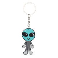 Cartoon Style Astronaut Silica Gel Epoxy Keychain sku image 4