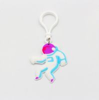 Cartoon Style Astronaut Silica Gel Epoxy Keychain sku image 12