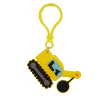 Cartoon Style Engineering Vehicle PVC Unisex Bag Pendant Keychain sku image 10