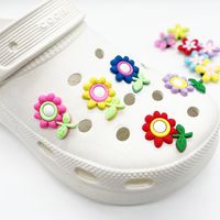 Flower Shoe Accessories PVC Winter Summer Spring Shoe Buckle main image 4