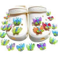 Butterfly Shoe Accessories PVC All Seasons Shoe Buckle main image 3