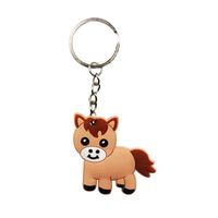 Cartoon Style Animal PVC Unisex Bag Pendant Keychain sku image 6