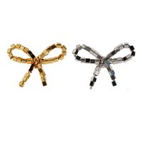 1 Pair Simple Style Classic Style Bow Knot Plating Brass 18K Gold Plated Ear Studs main image 4