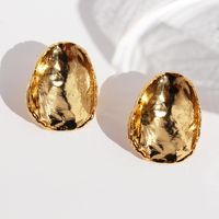 1 Pair Casual Simple Style Geometric Brass 18K Gold Plated Ear Studs main image 1