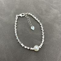 Kupfer Lässig Einfacher Stil Perlen Perle Geometrisch Armbänder Halskette sku image 1