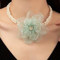 Elegant Luxurious Queen Flower Plastic Women's Necklace main image 6