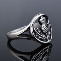 Hip-Hop Streetwear Geometric 304 Stainless Steel Rings In Bulk main image 7