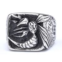 Hip-Hop Streetwear Geometric 304 Stainless Steel Rings In Bulk sku image 4