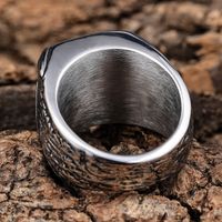 Hip-Hop Streetwear Geometric 304 Stainless Steel Rings In Bulk main image 7