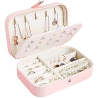 Fashion Solid Color Pu Jewelry Boxes sku image 5