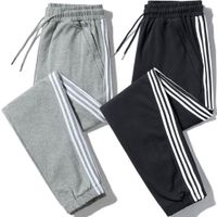 Women's Class Indoor Daily Simple Style Stripe Simple Solid Color Full Length Drawstring Elastic Waist Washed Casual Pants Jogger Pants Sweatpants main image 4
