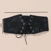 Simple Style Classic Style Solid Color Pu Leather Elastic Band Buckle Knot Women's Corset Belts main image 6