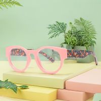 Vintage Style Simple Style Commute Oil Painting Pc Cat Eye Full Frame Optical Glasses main image 1