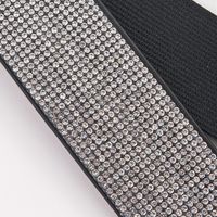 Simple Style Classic Style Solid Color Pu Leather Rhinestone Rhinestones Women's Chain Belts main image 4