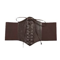Simple Style Classic Style Solid Color Pu Leather Knot Women's Corset Belts main image 2