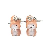 1 Pair Casual Cute Simple Style Animal Fox Frog Alloy Resin main image 3