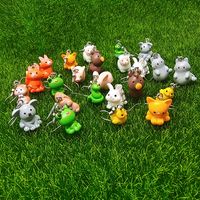 1 Pair Casual Cute Simple Style Animal Fox Frog Alloy Resin main image 7