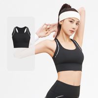 Simple Style Solid Color Polyester U Neck Active Tops Vest main image 3
