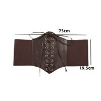 Simple Style Classic Style Solid Color Pu Leather Knot Women's Corset Belts main image 5
