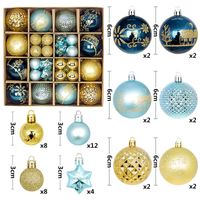 Christmas Luxurious Castle Snowflake Plastic Party Festival Decorative Props sku image 20