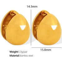 1 Pair Retro Luxurious Modern Style Round Plating Inlay 304 Stainless Steel Rhinestones 18K Gold Plated Ear Studs sku image 1