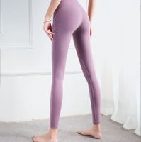Simple Style Solid Color Nylon Brushed Fabric Collarless Active Bottoms Skinny Pants Sweatpants main image 2