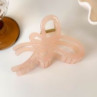 Women's Casual Elegant Solid Color Arylic Hollow Out Hair Claws sku image 2