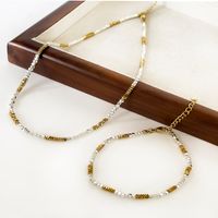 304 Stainless Steel 18K Gold Plated Lady Geometric Necklace main image 5