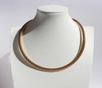 Brass 18K Gold Plated Exaggerated Plating Geometric Choker sku image 2