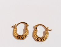 1 Pair Simple Style Classic Style U Shape Constellation Plating Brass 18K Gold Plated Earrings sku image 3
