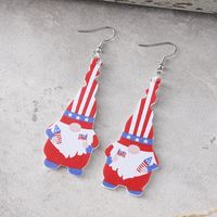 1 Pair Retro Dwarf Pu Leather Drop Earrings main image 6