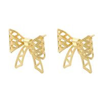 1 Pair IG Style Basic Classic Style Round Heart Shape Bow Knot Plating Inlay Copper Artificial Pearls Zircon 18K Gold Plated Drop Earrings main image 5