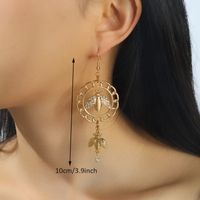 1 Pair Simple Style Classic Style Solid Color Inlay Zinc Alloy Rhinestones Drop Earrings sku image 2
