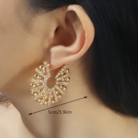1 Pair Simple Style Classic Style Solid Color Inlay Zinc Alloy Rhinestones Drop Earrings sku image 10
