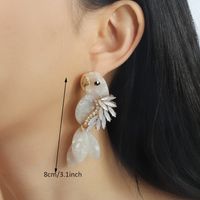 1 Pair Simple Style Classic Style Solid Color Inlay Zinc Alloy Rhinestones Drop Earrings sku image 12