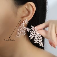 1 Pair Simple Style Classic Style Butterfly Inlay Alloy Rhinestones Drop Earrings sku image 9