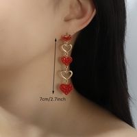 1 Pair Simple Style Classic Style Butterfly Inlay Alloy Rhinestones Drop Earrings sku image 8