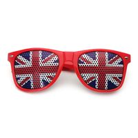 Casual Cool Style National Flag Ac Square Full Frame Glasses sku image 3