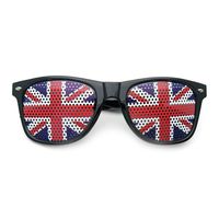 Casual Cool Style National Flag Ac Square Full Frame Glasses sku image 4