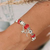 Wholesale Jewelry Elegant Glam Heart Shape Flower Butterfly Iron Crystal Zircon White Gold Plated Plating Inlay Bracelets main image 2