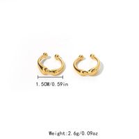 1 Pair Lady Classic Style Heart Shape Plating Inlay 304 Stainless Steel Turquoise 14K Gold Plated Drop Earrings sku image 5