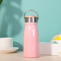 Casual Pastoral Solid Color Stainless Steel Thermos Cup 1 Piece sku image 3