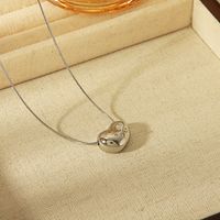 304 Stainless Steel 18K Gold Plated IG Style Casual Simple Style Inlay Geometric Zircon Pendant Necklace main image 4